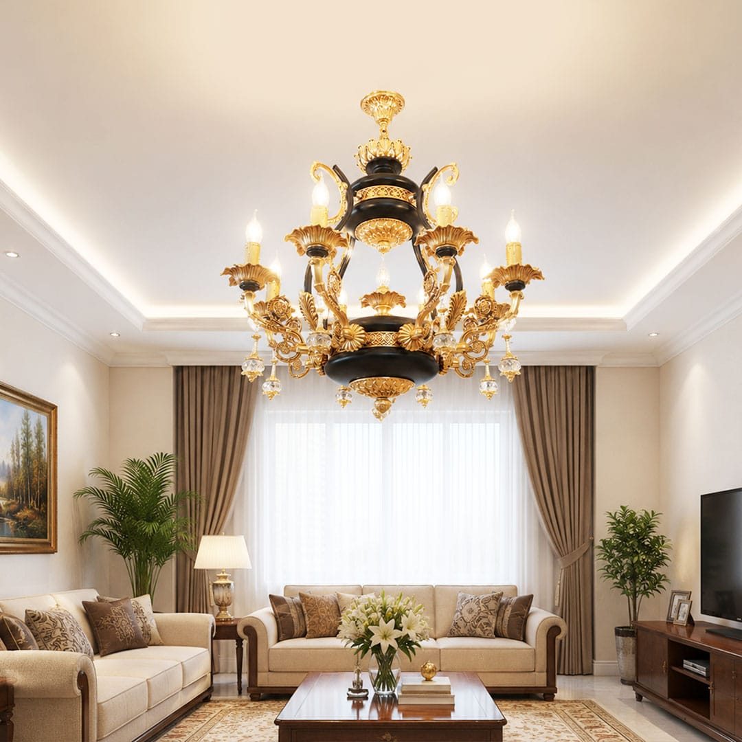 خرید لوستر کلاسیک 8 شاخه مدل L1391-8m