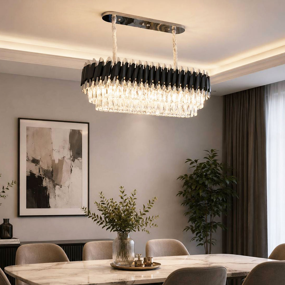 لوستر-مدرن-لاینری-کریستالی-L1503-100