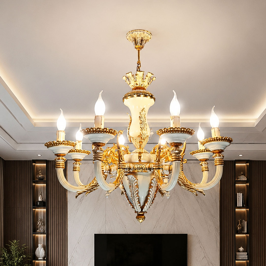 لوستر کلاسیک 8 شعله مدل L1425-8