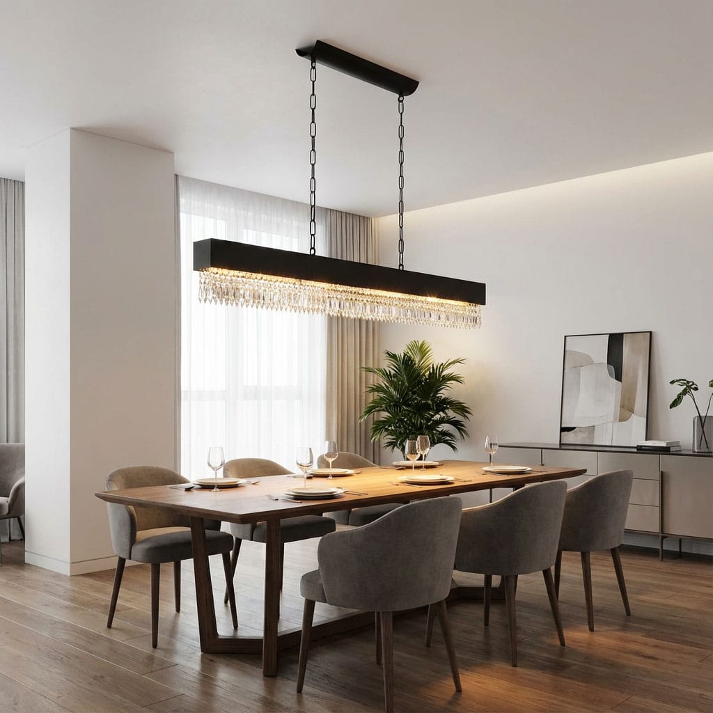 لوستر مدرن لاینری یا خطی